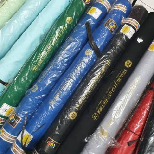 Kain Katun Oxford Sari Warna Polos Grade A Bahan Baju Seragam Sekolah Bahan Masker Shopee Indonesia