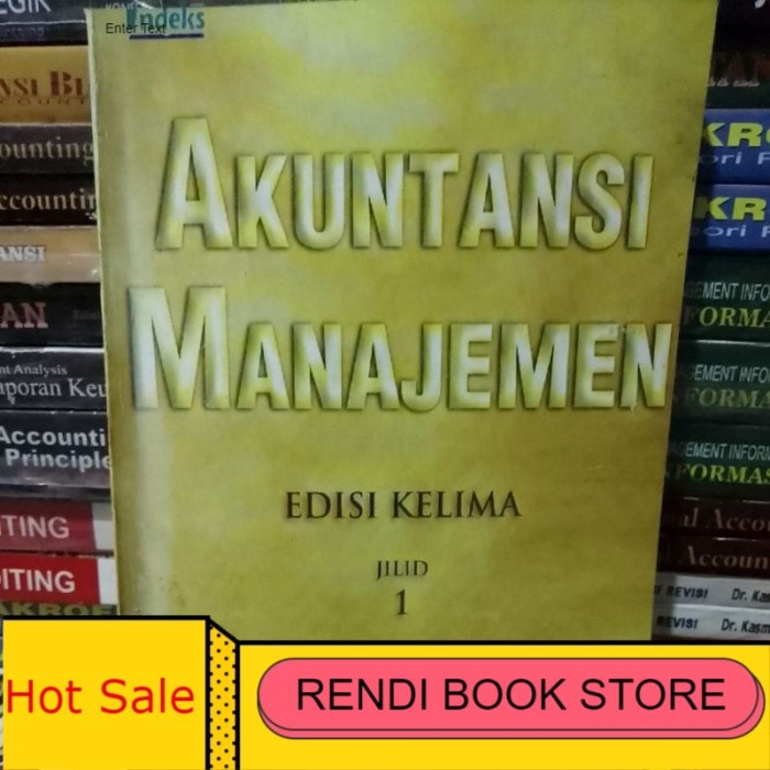 Akuntansi Manajemen edisi 5 kelima jilid 1 by Anthony A.Atkinson