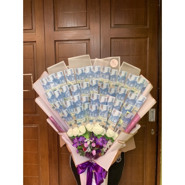 

Money Bouquet//Bucket Uang Custom