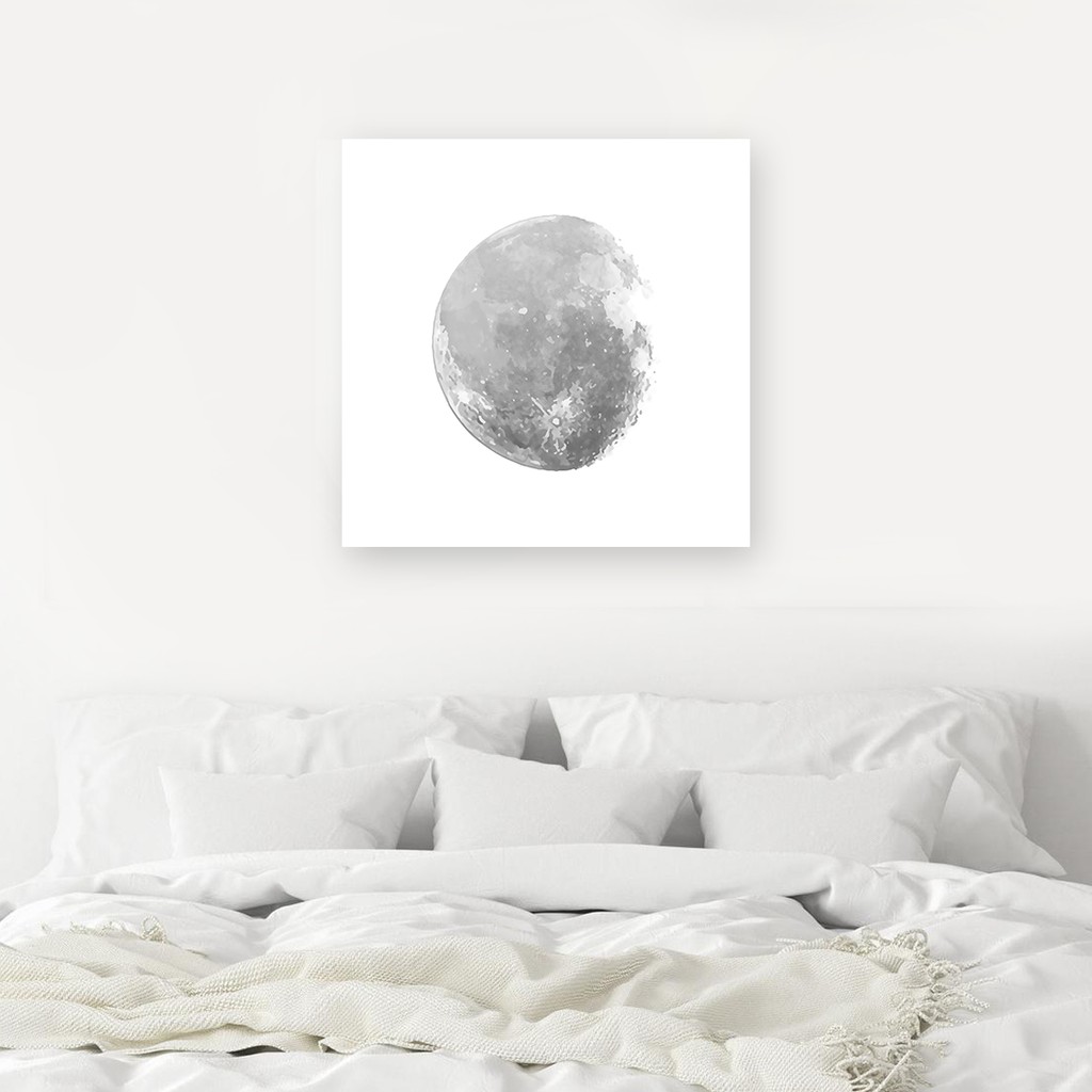 Hiasan Dinding Hiasan Kamar Wall Decor Bulan Monochrome MN02