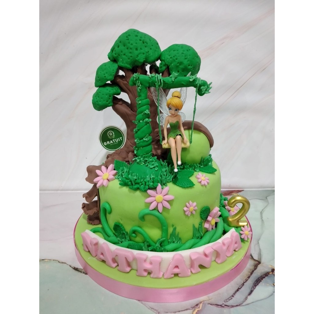 cake tinkerbell / kue ulang tahun