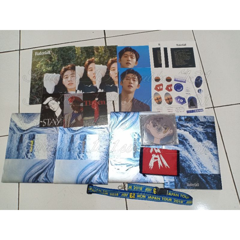 ready Stock Perhanbinan, album only waterfall, seaside, posca hanbin, album sealed midnightblue