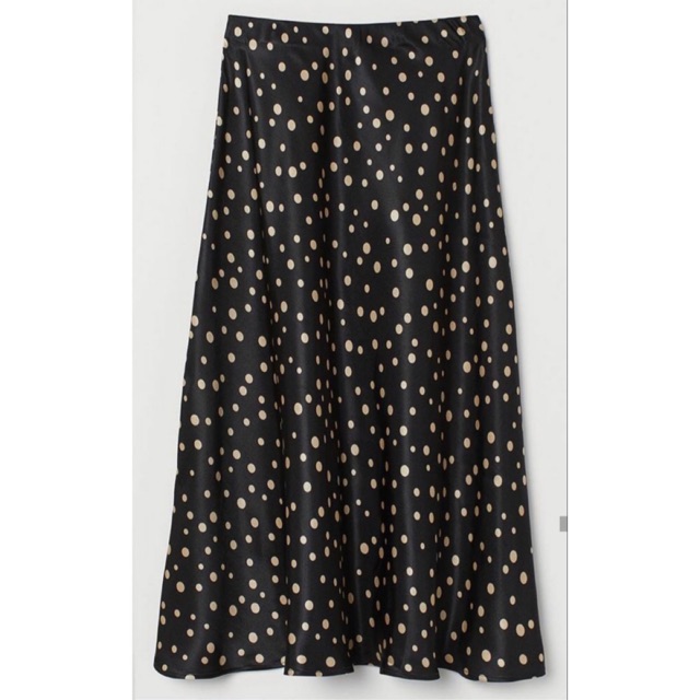 midi skirt black