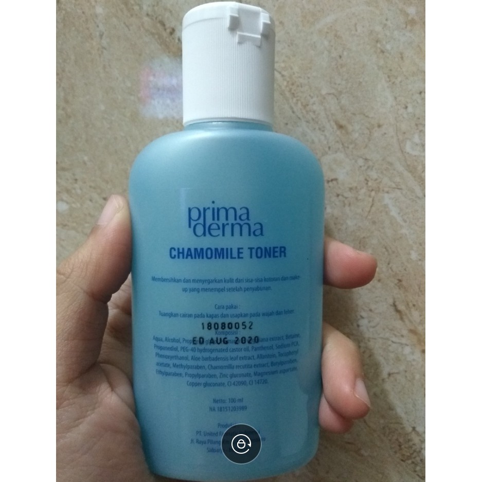 Primaderma Chamomile Toner Toner Chamomile Kulit Sensitif Bumil