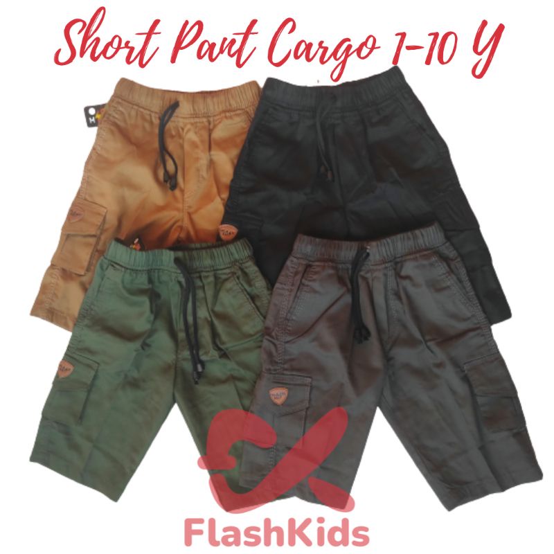 Flashkids Celana Anak Cargo Pendek 2-10 Thn