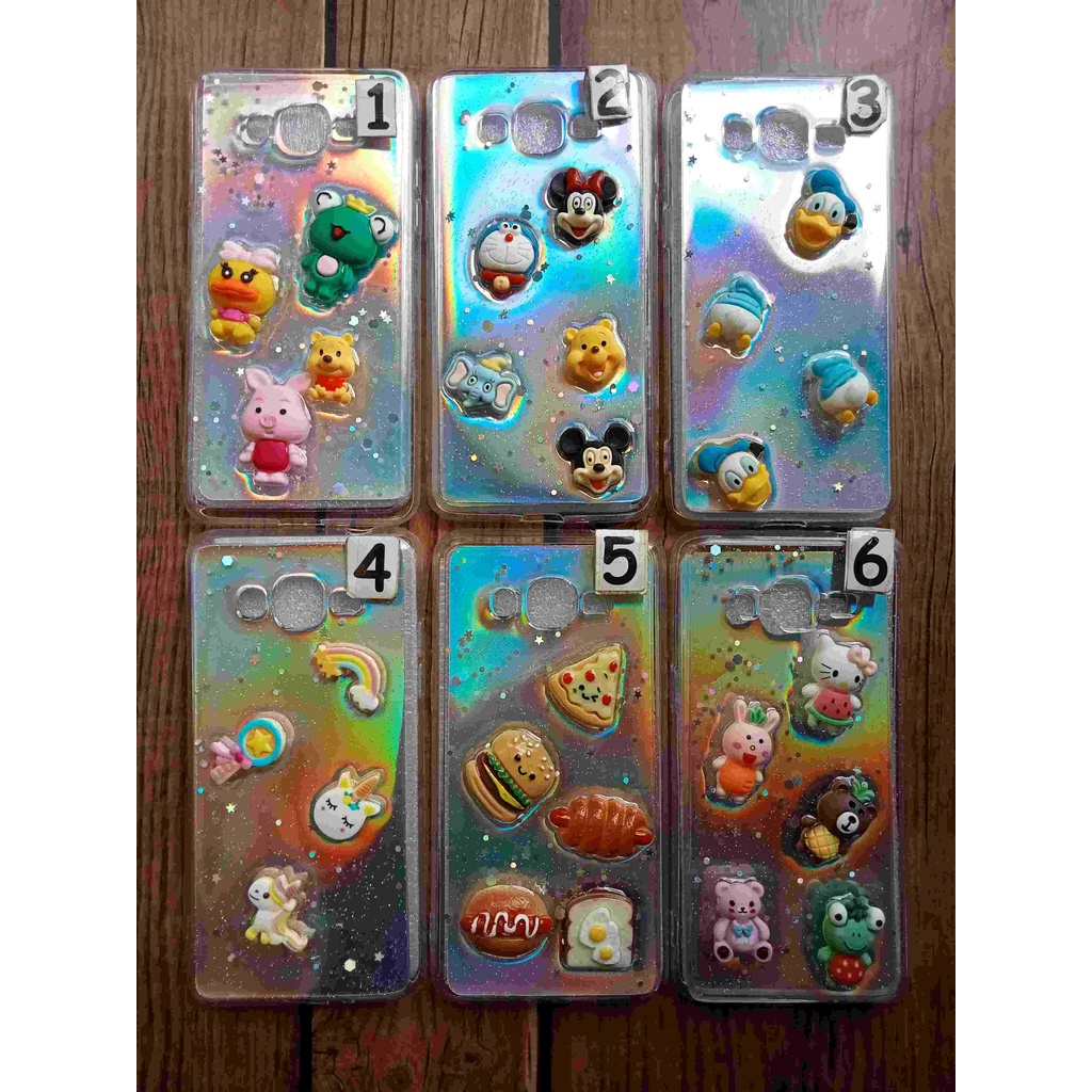 Redmi Note 8 Note 9 5a 6a Case Rainbow 3D Gliter