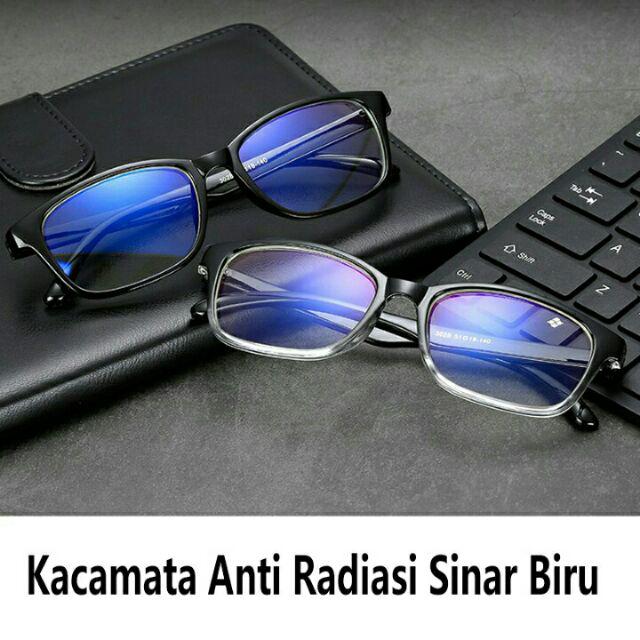 【bayar Di Tempat】bingkai Kacamata Proteksi Radiasi Komputer Rectangular