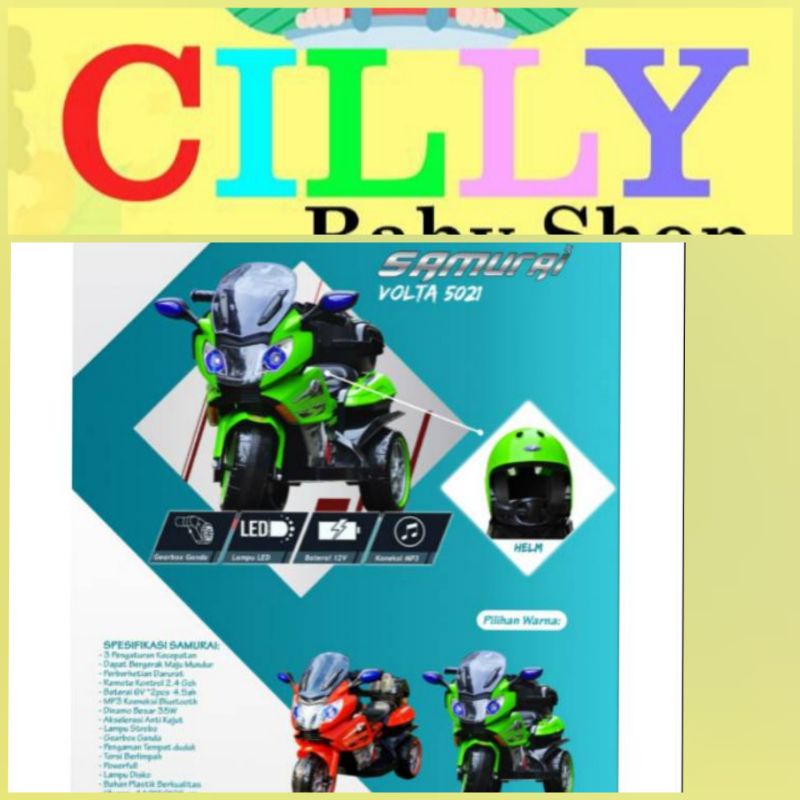 MOTOR ANAK AKI VOLTA SAMURAI 5021 REMOTE+HELM