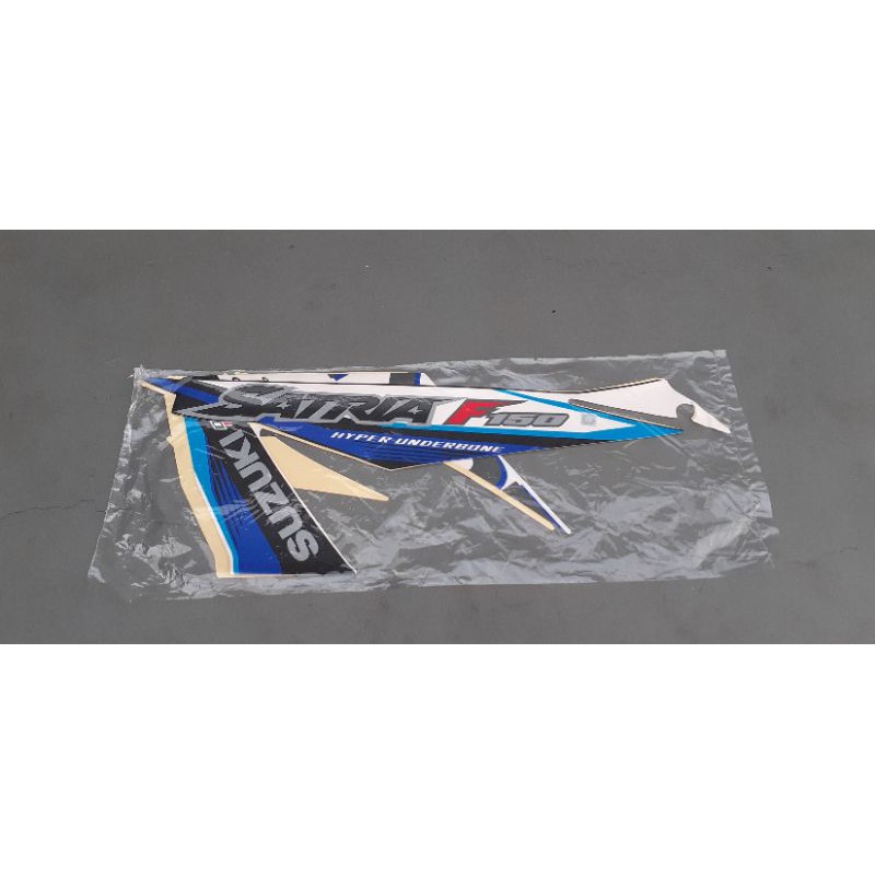 striping satria fu facelift putih hitam