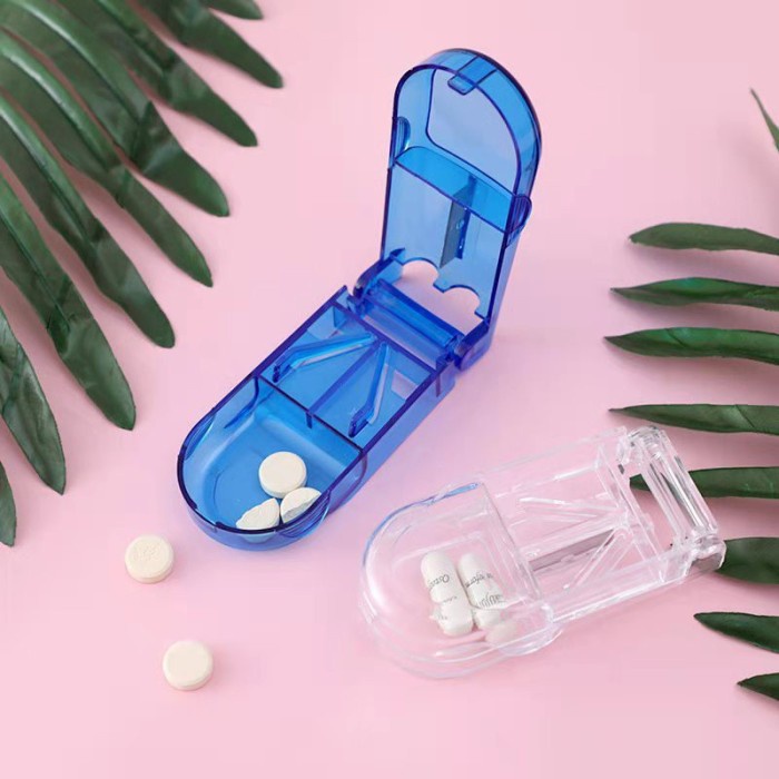 case tempat alat pemotong obat tablet pill cutter