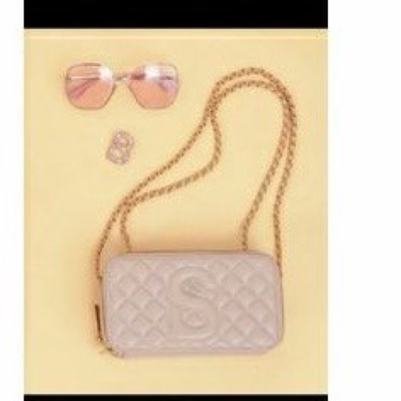 PRELOVED YURA BAG BUTTONSCARVES - SAND