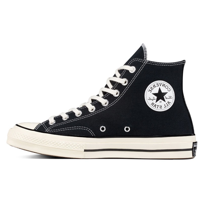 Sepatu Sneakers Converse Chuck Taylor All Star 70 Hi Black White