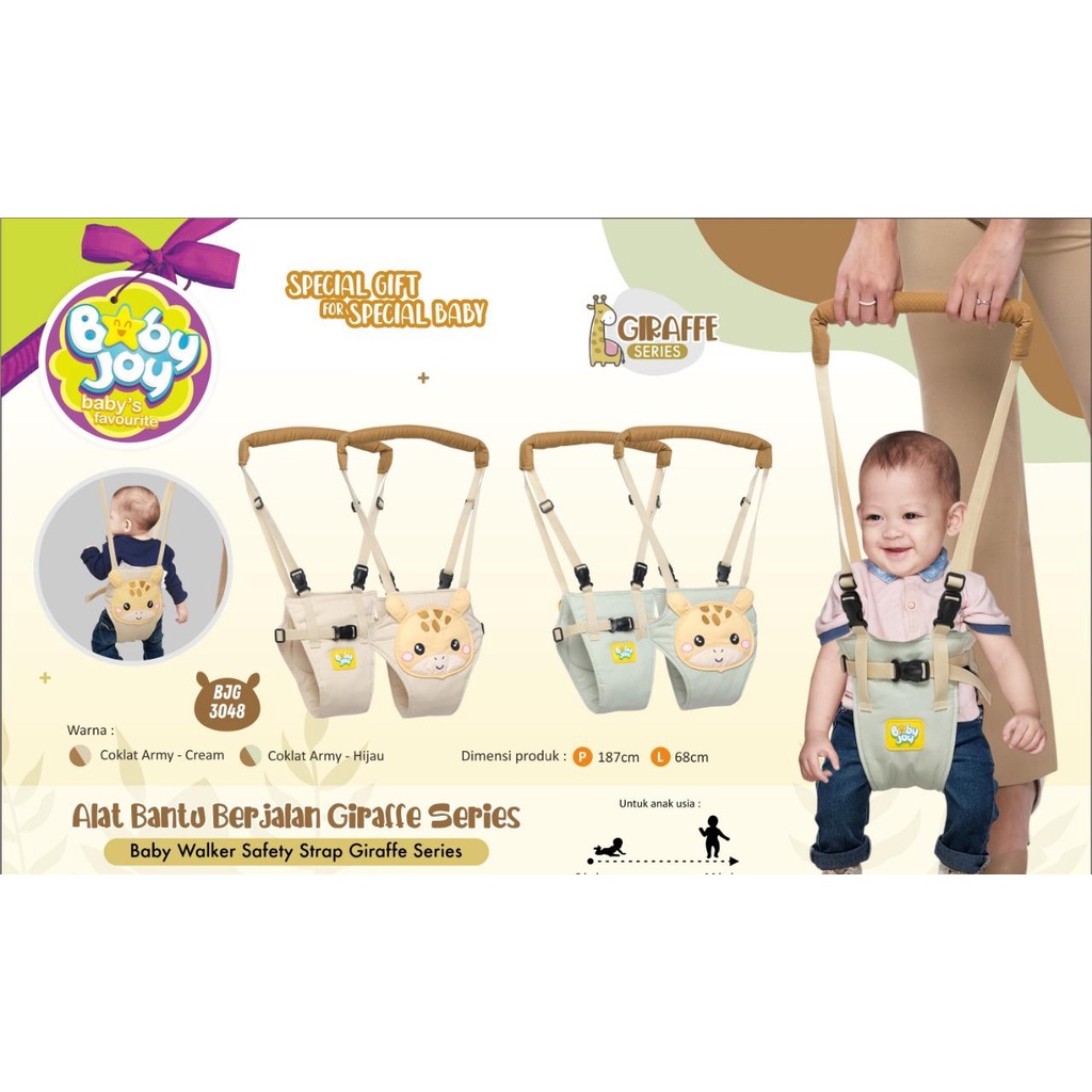 Baby Walker Alat Bantu Jalan Bayi Giraffe Baby Joy BJG 3048