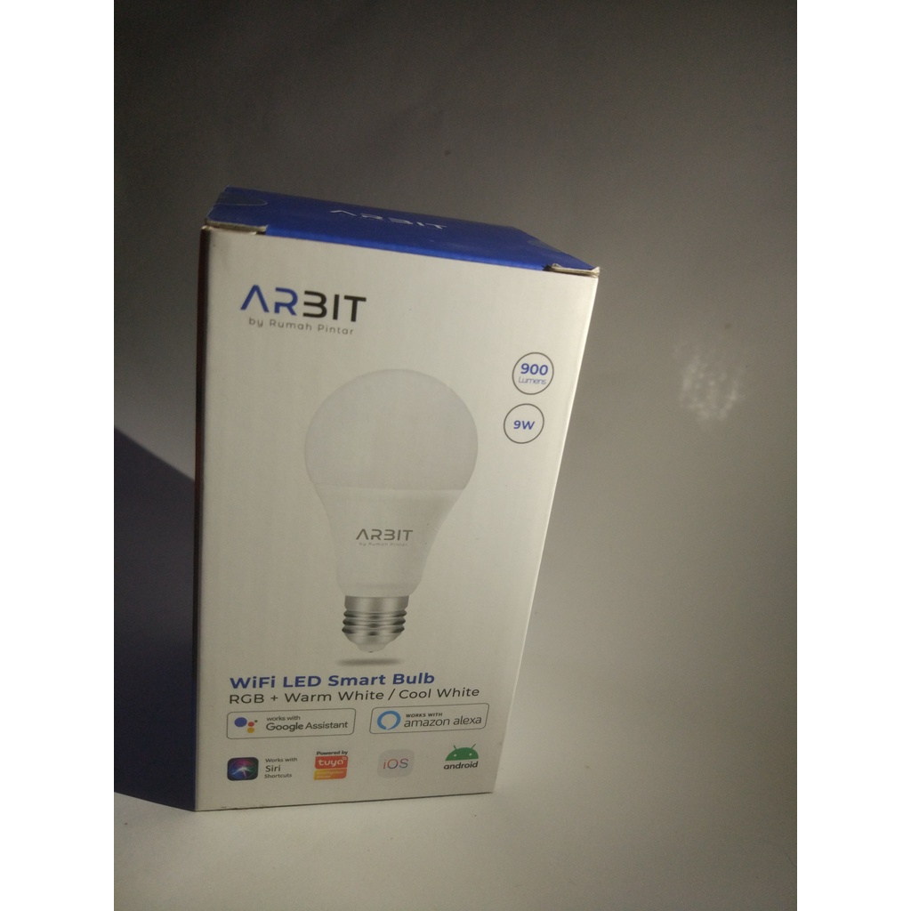 ARBIT Wifi Smart LED Bulb 9W RGB + WW/CW