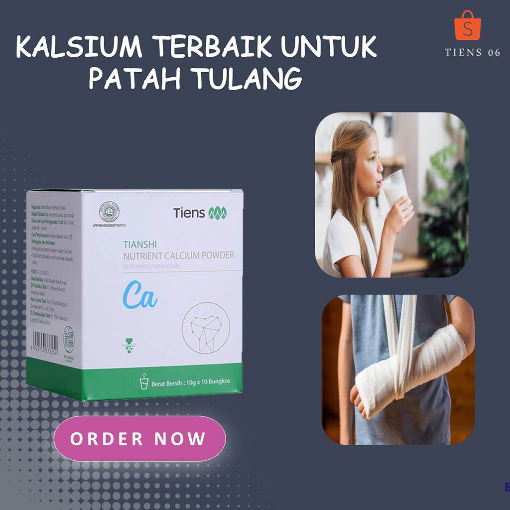 

Susu peninggi badan Tiens Nutrient Calcium Powder Susu Kalsium Tiens Untuk Patah Tulang