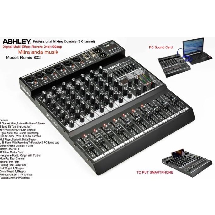 Mixer ashley remix802