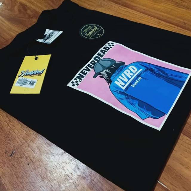 Kaos oblong NEVERDEAD original