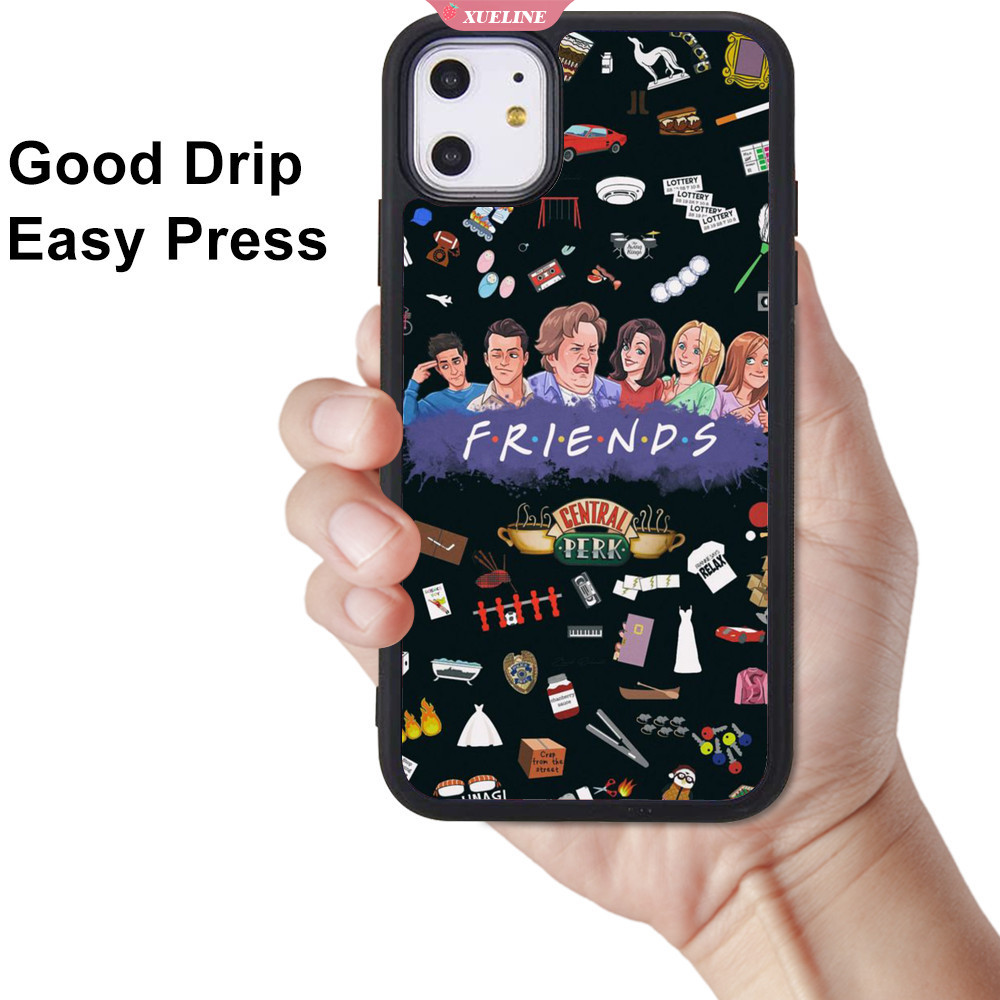 Soft Case Hp Gambar Friends Untuk Iphone 6plus / 6splus / 7plus / 8plus / X / Xs Max / Xr