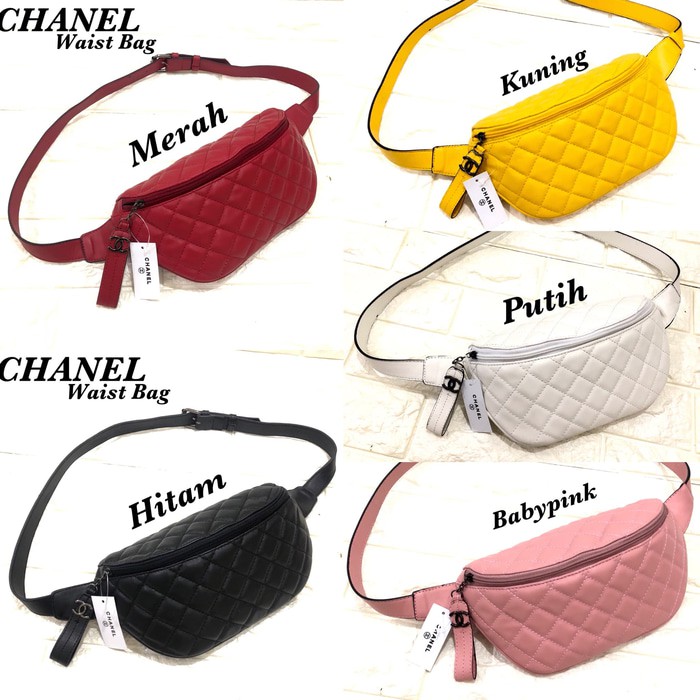 YN71 Waist Bag Nagita Slavina W 8035 # Den Tas Pinggang Wanita Import Murah