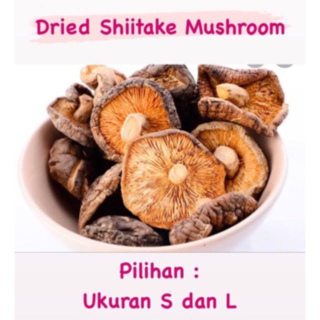 

Jamur shiitake kering / hioko TIPIS BAGUS berat 50gr