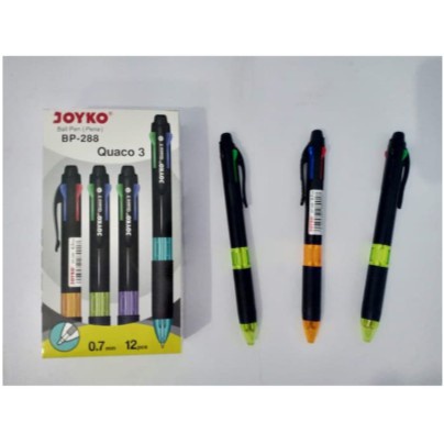 

JOYKO Pulpen 4 warna Quaco 3 - BP288