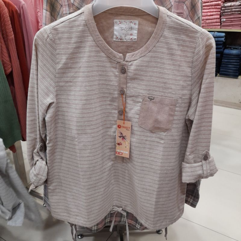 kemeja blouse wanita triset