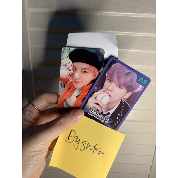 PC TRADING CARD UNIVERSE READY JENO HAECHAN JUNGWOO