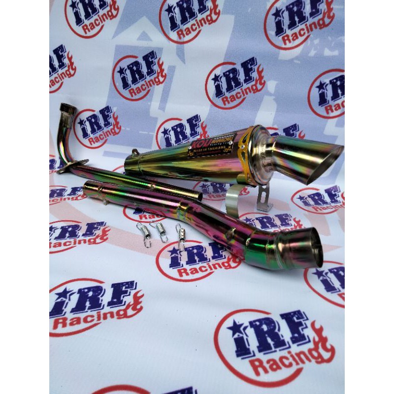 Knalpot racing KIDAL KOU buat motor bebek Supra x,Supra fit,Jupiter z,Jupiter robot,Vega r,Shogun,