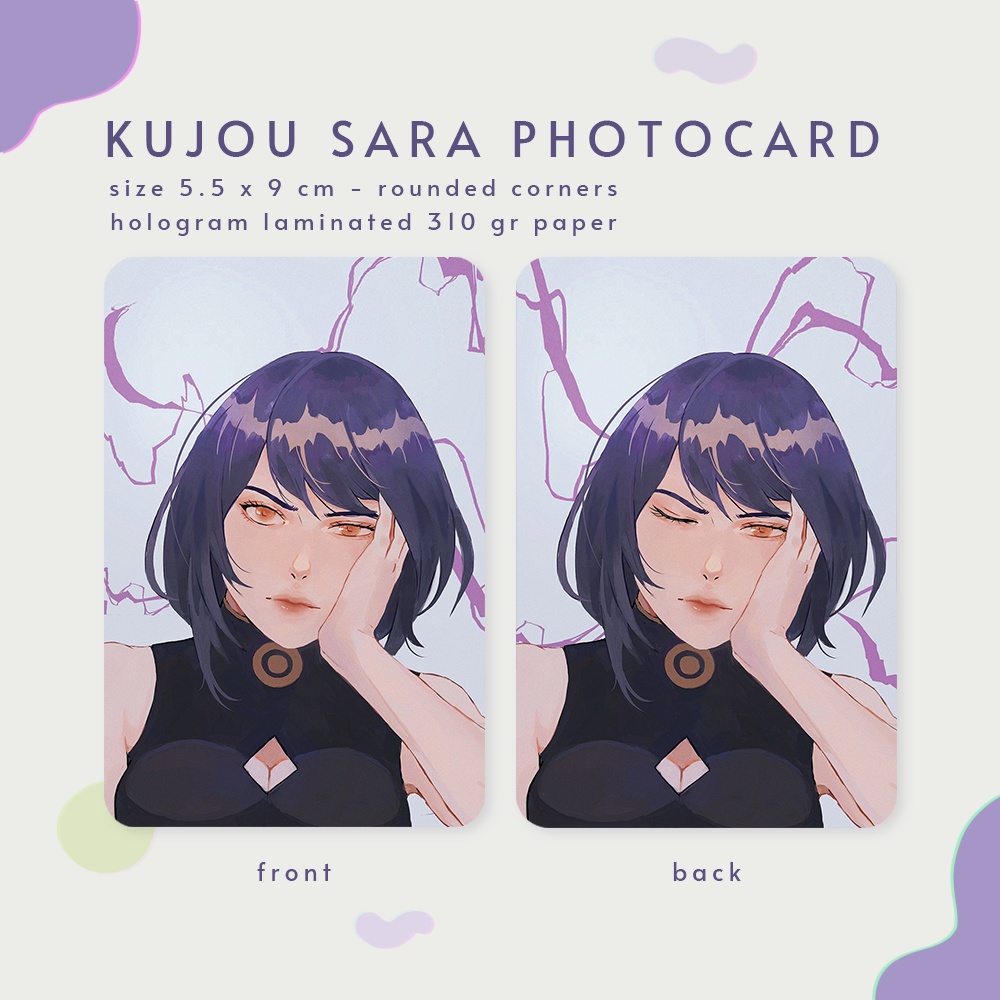 KUJOU SARA PHOTOCARD