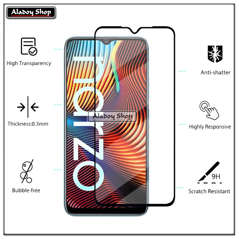 PAKET 2 IN 1 Case Realme Narzo 20 Armor Fusion Transparent Prmium Casing Free Tempered Glass