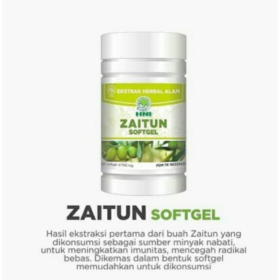ZAITUN SOFTGEL HNI HPAI