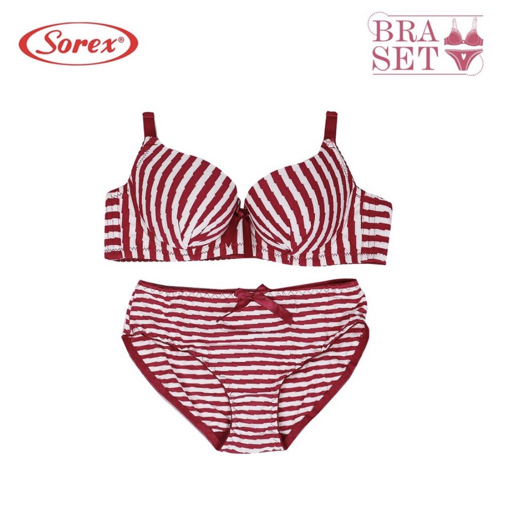 SOREX BRA SET BUSA  KAWAT KAIT 3 SALUR COCOK UNTUK SESERAHAN 17070 SOREX OFFICIAL bh