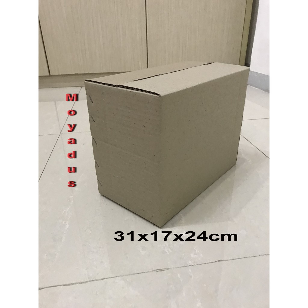 

kardus/karton/box, uk.31x17x24 cm untuk packing (MP)
