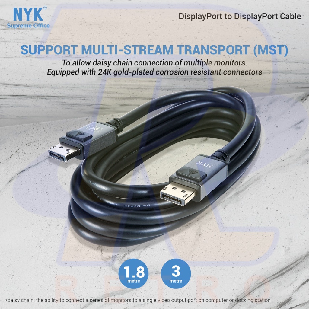 Kabel Display Port to Display Port Premium
