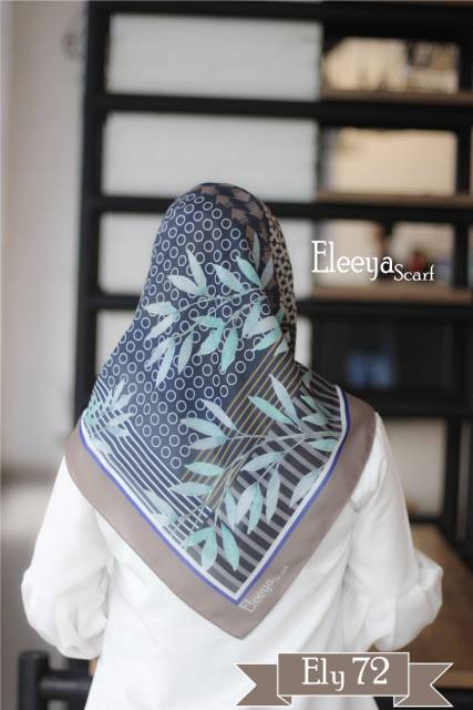 HIJAB SEGIEMPAT MOTIF ELY 72 II Eleeya Scarf