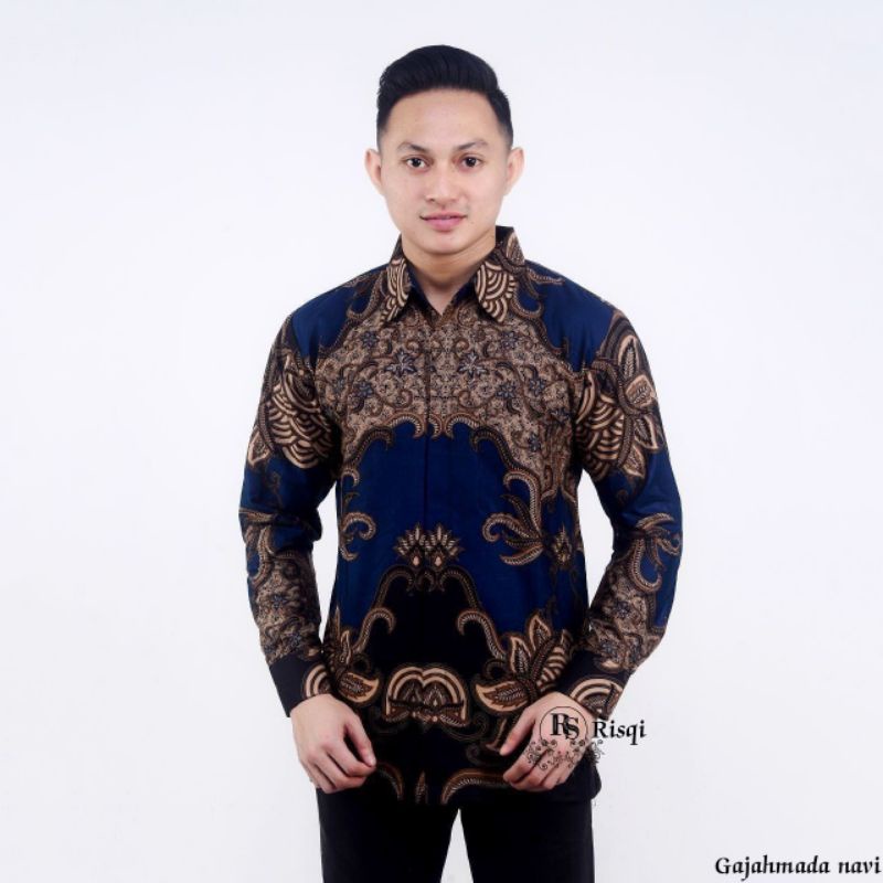 KRMEJA BATIK PRIA LENGAN PANJANG SIZE M L XL XXL