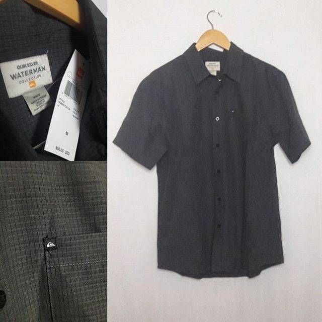 Kemeja Quicksilver Waterman Collection Black