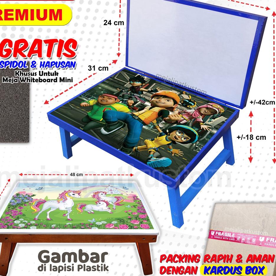 

Meja Belajar plus papan tulis Lipat Karakter Anak Minimalis GRATIS SPIDOL dan PENGHAPUS 30x40x24 BOBOIBOY Ekonomis banyak pilihan Terlaris