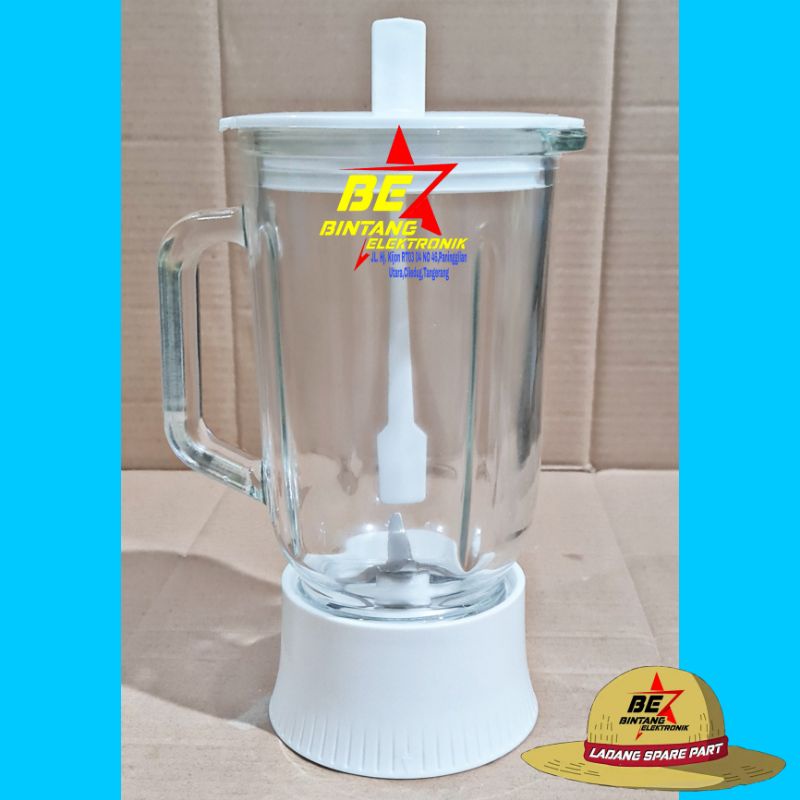 SET GELAS TABUNG JAR JUS BLENDER PANASONIC MX GX 1011 1462 1061 1521 1021 1511 1021 1462 2012 2062  KACA