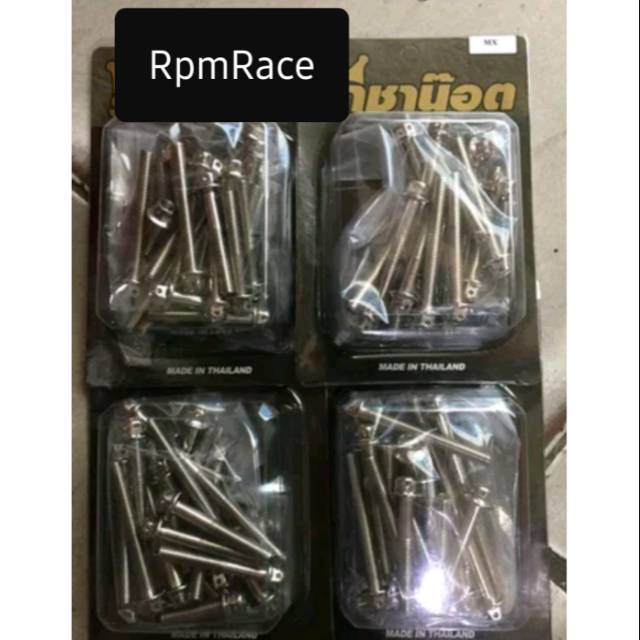 Baut Probolt yamaha rk king chrome set kiri kanan