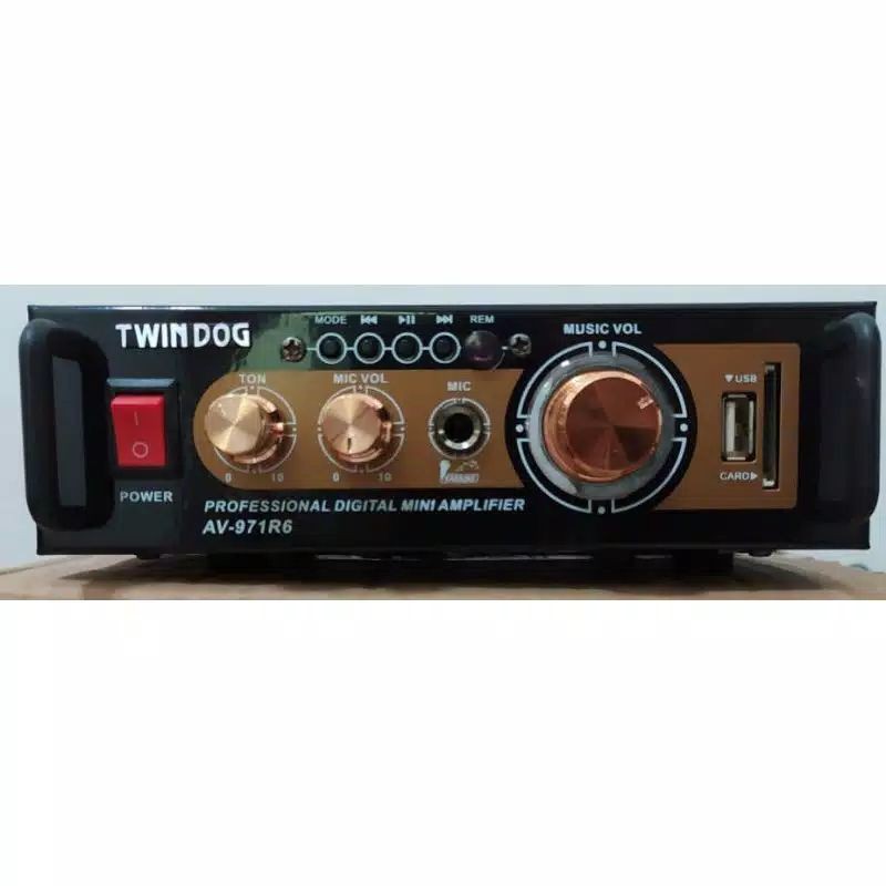 Twindog  , TD , 971R6 USB , Twin Dog  ,  Amply , Ampli , Amplifier , Remote