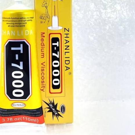 ➺ LEM Touchscreen LCD T-7000 110ml Besar / Lem T 7000 T-7000 110ml Black Alat Service ☜