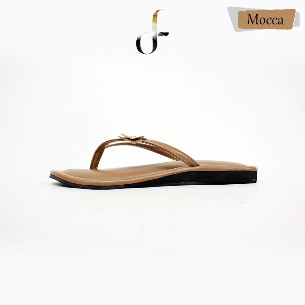FARADELA Sandal Jepit Wanita F07-01.1-Mocca
