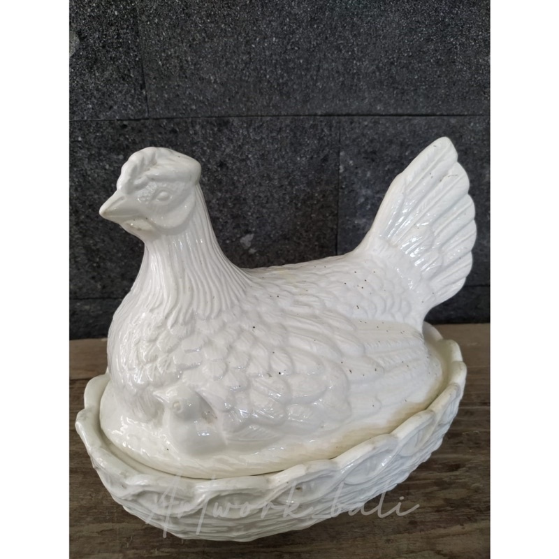 Mukun ayam keramik antik