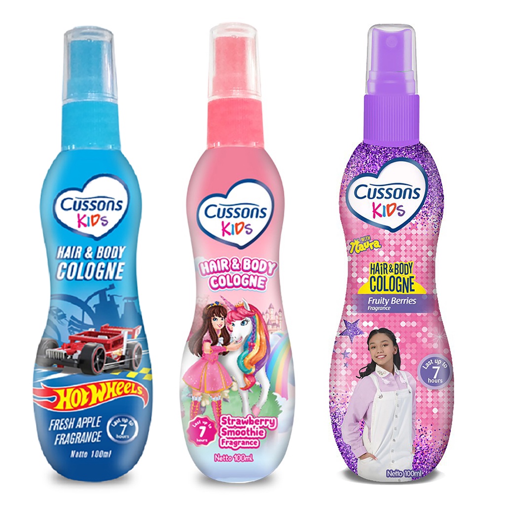 Bisa COD Cussons Kids Hair &amp; Body Cologne 100ml Parfum Anak