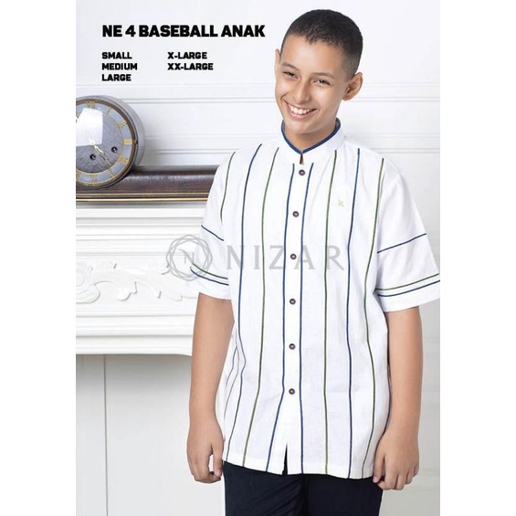 BAJU KOKO NIZAR KIDS NE 4 BASEBALL ANAK