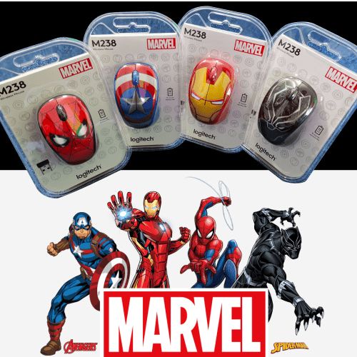 Logitech - Mouse - Wireless M238 - Fan Collection - Marvel