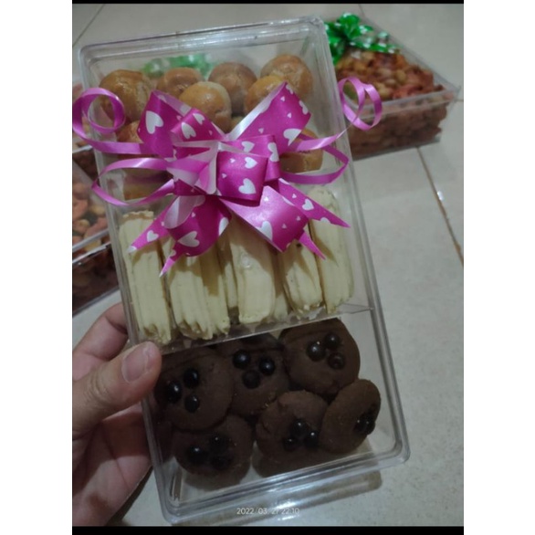 

Hampres Aneka Kuker Toples Persegi Sekat 3 Var