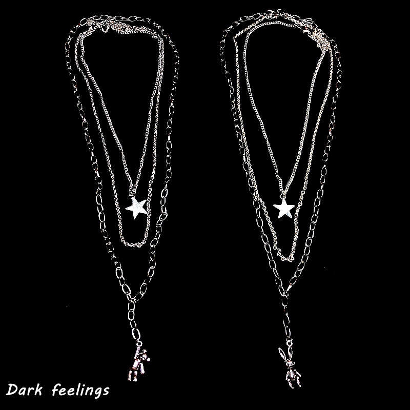 Necklace Multi-layer Korean Long Joker Hip-hop