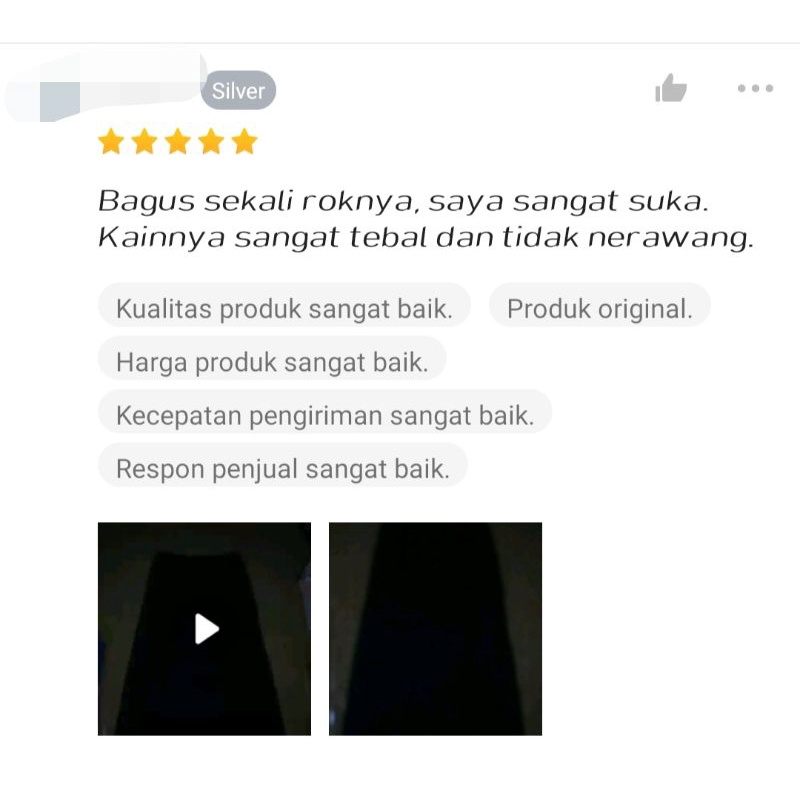 Rok plisket kantor Rok plisket kerja wanita